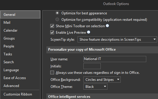 Outlook Focus in 2019