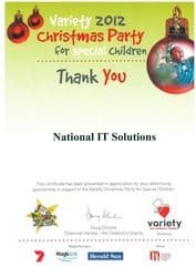 Variety 2012 Christmas Party for Special Children